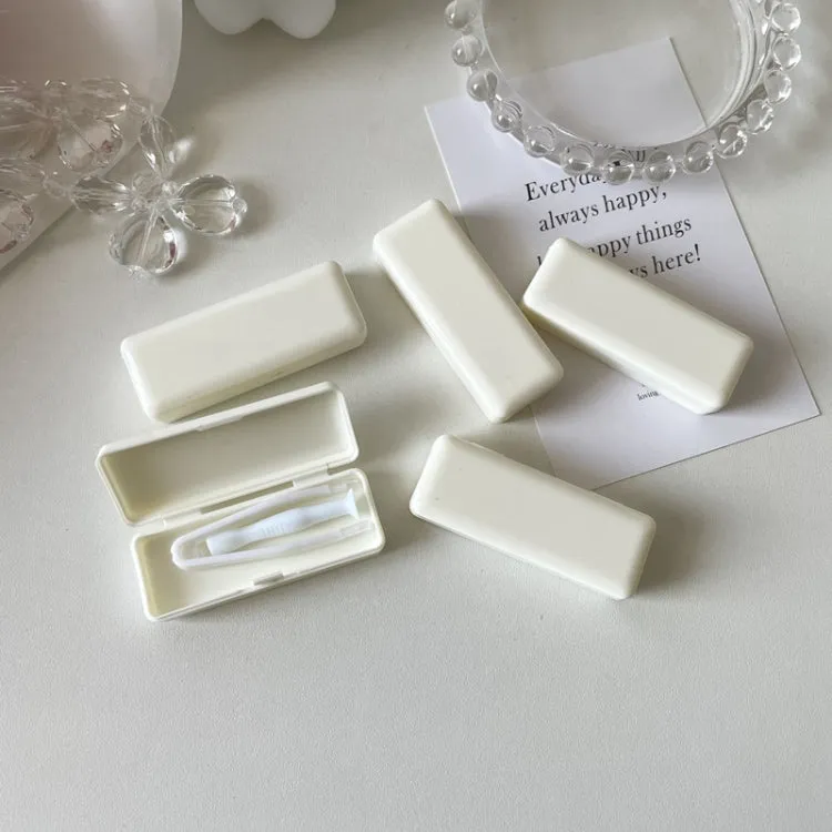 5pcs Simple Portable Contact Lens Case Pupil Remover Clip Combination Tool(Color Random Delivery)