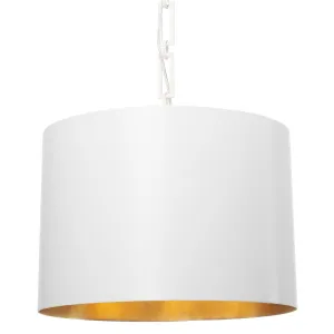 6 Light Matte White   Antique Gold Eclectic  Industrial  Modern Chandelier - C193-8686-MT-GA