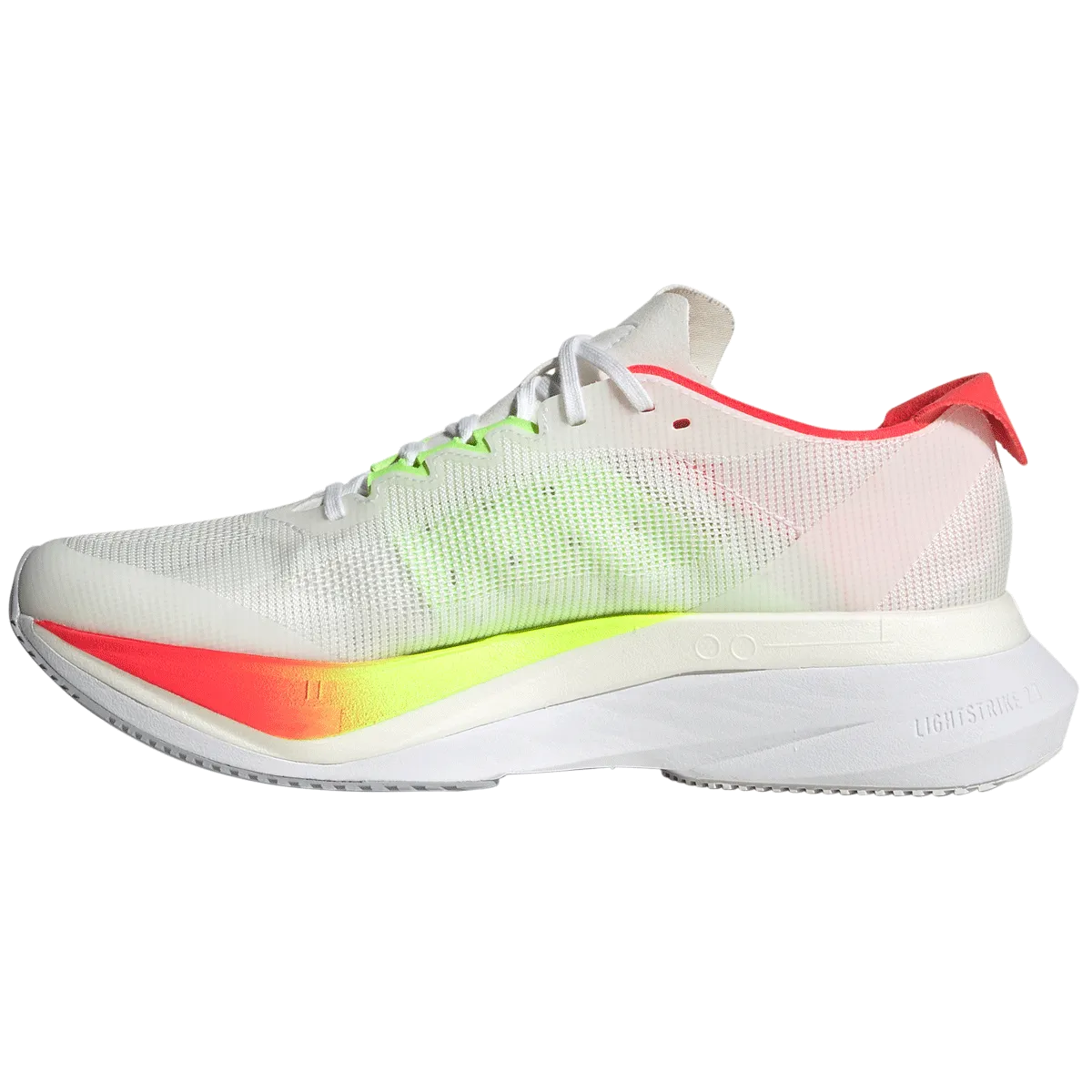 adidas Adizero Boston 12 Running Shoes - Womens - White/Red