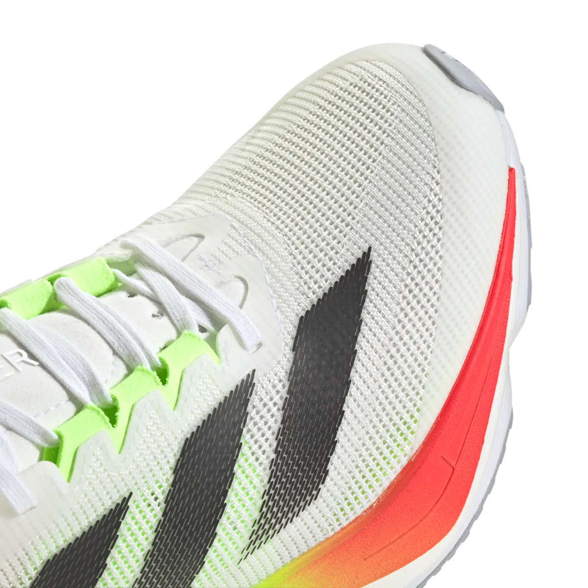 adidas Adizero Boston 12 Running Shoes - Womens - White/Red