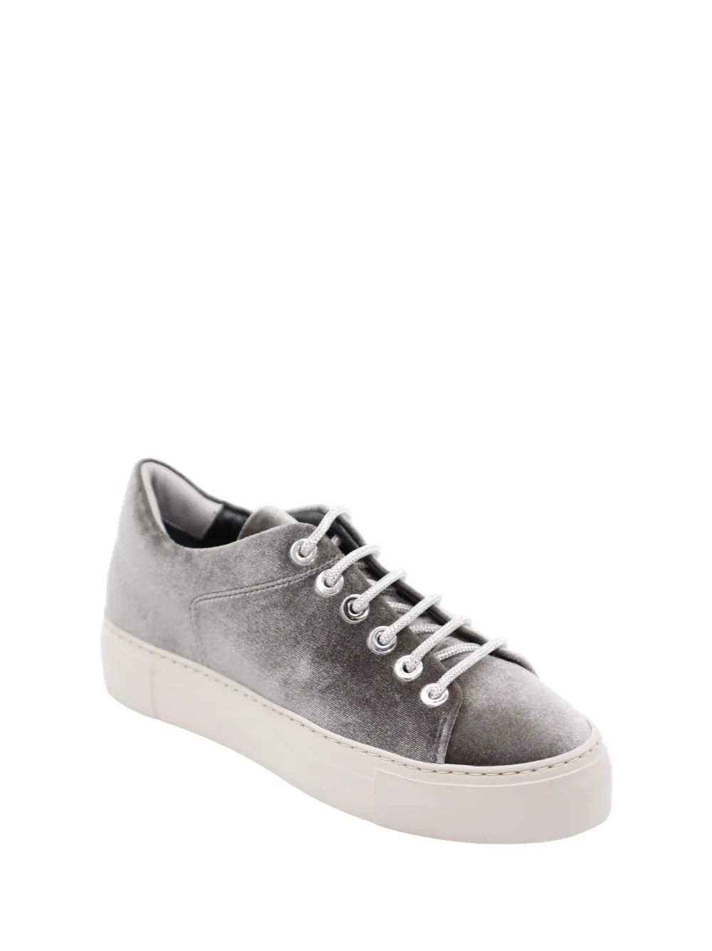 AGL Vananda Velvet Sneaker in Graphite-Talc
