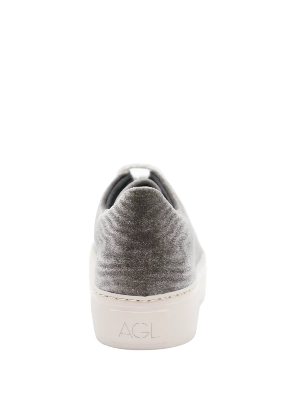 AGL Vananda Velvet Sneaker in Graphite-Talc