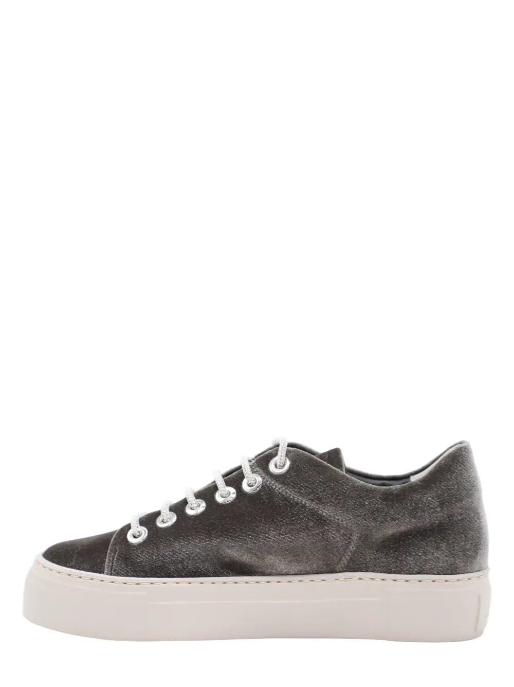 AGL Vananda Velvet Sneaker in Graphite-Talc