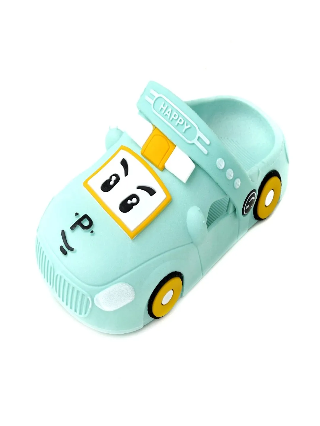 Aqua Car Pattern Clogs for Boys - Fun Meets Comfort