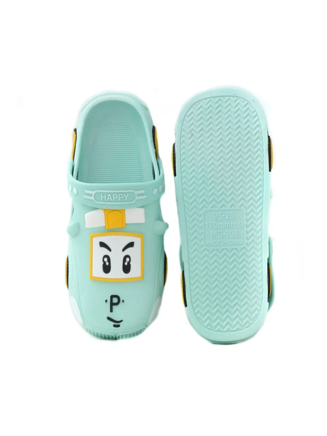 Aqua Car Pattern Clogs for Boys - Fun Meets Comfort