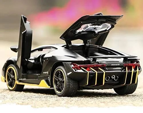 ARNIYAVALA Lamborghini Car Toy Die-cast Metal Car Model Car Pull Back car Super car with Openable Doors with Sound and Light for Birthdays Gift Party Decorations Great for Kids1:32 Scale