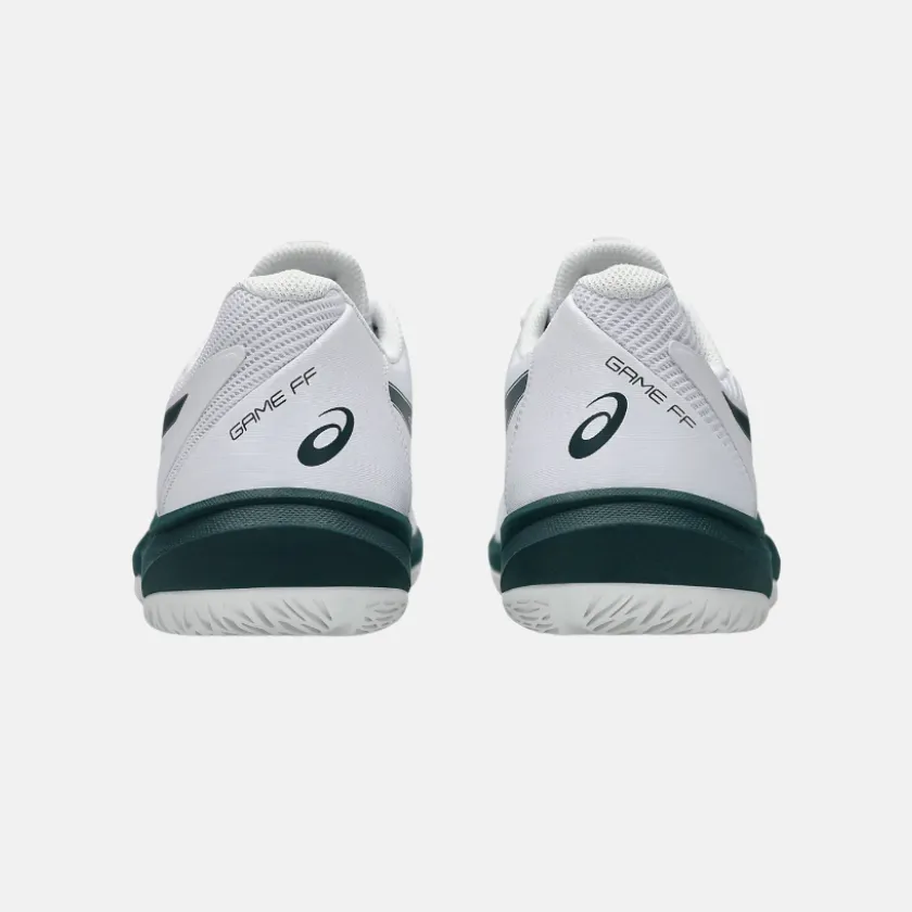 ASICS GAME FF Men's Tennis Shoes – White/Saxon Green