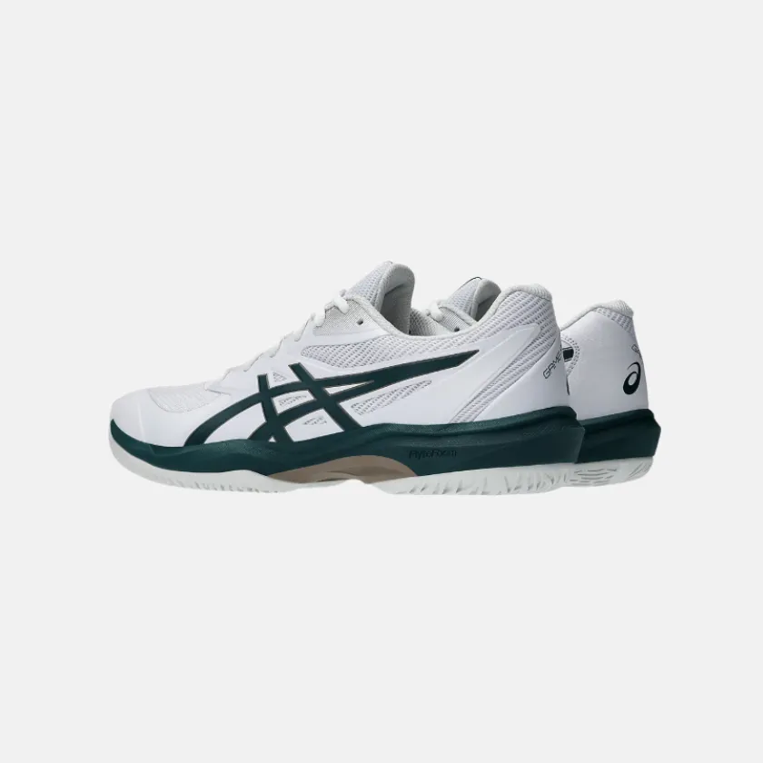 ASICS GAME FF Men's Tennis Shoes – White/Saxon Green