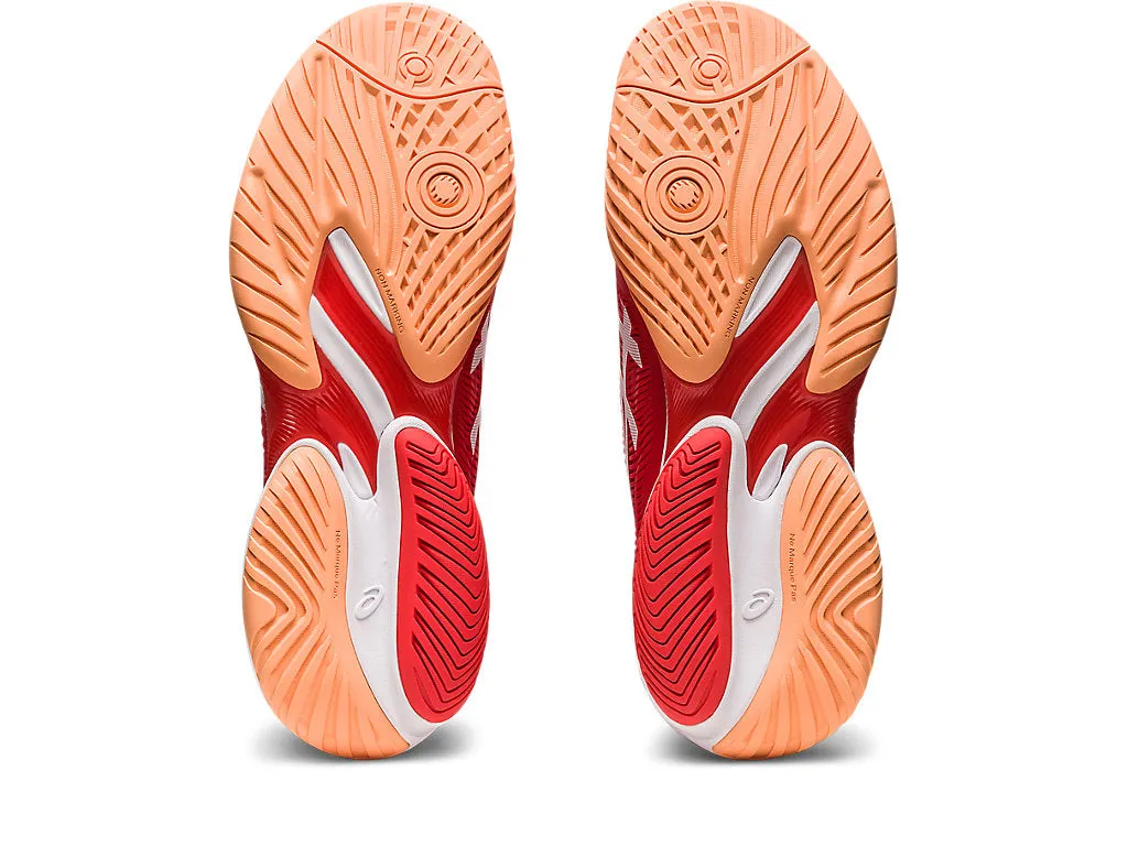 Asics Men's COURT FF 3 NOVAK Tennis Shoes in Fiery Red/White