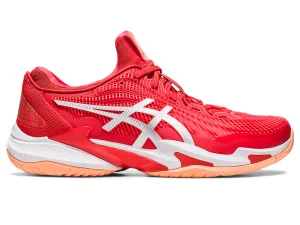 Asics Men's COURT FF 3 NOVAK Tennis Shoes in Fiery Red/White