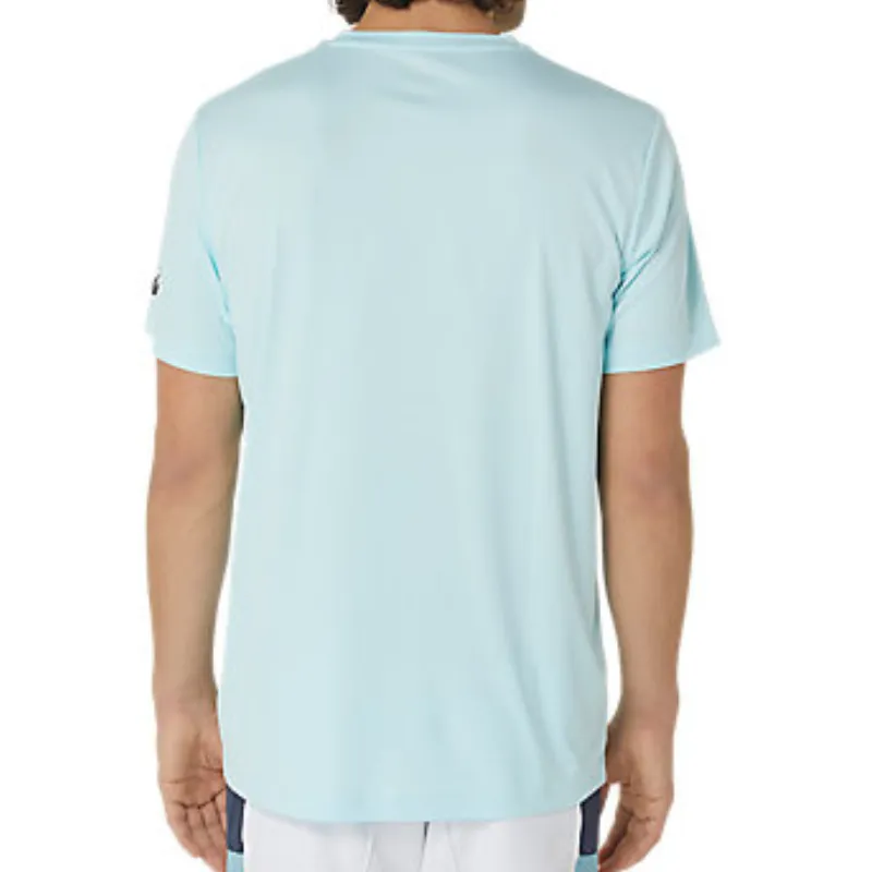 Asics Mens Court GS Graphic Tee - Aquamarine