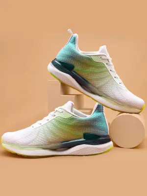 Avant Men's Rainbow Walking Shoes-Green/White
