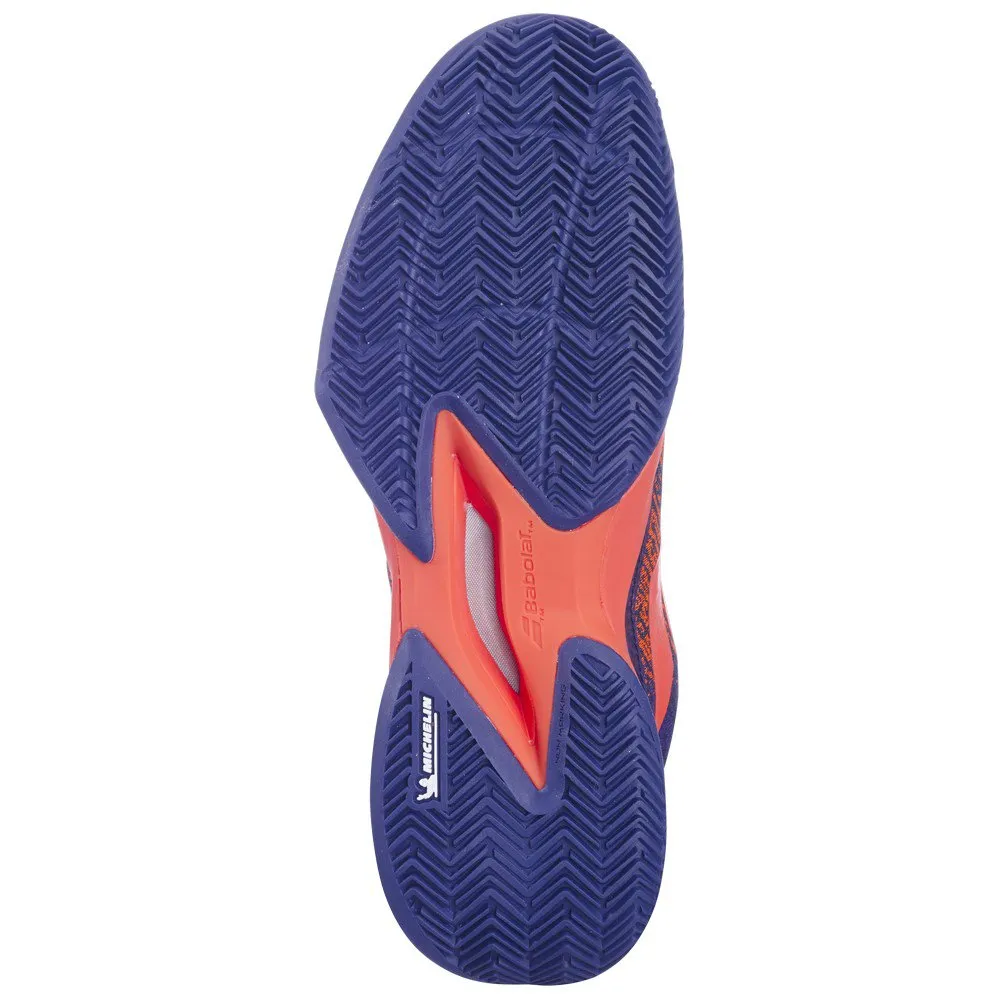 Babolat Men's Jet Mach 3 Clay Tennis Shoes in Blue
