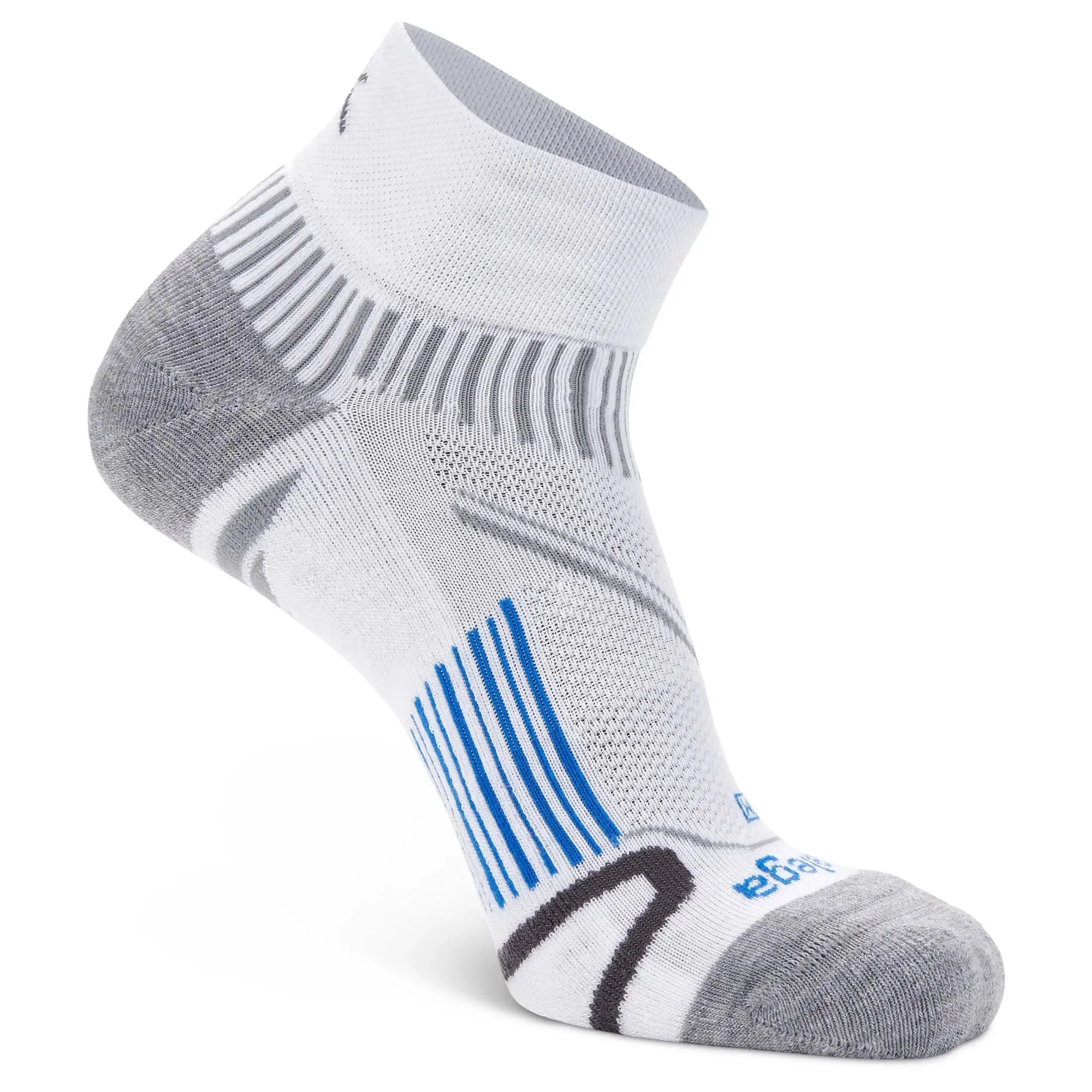 Balega Enduro Quarter Sock - White/Blue
