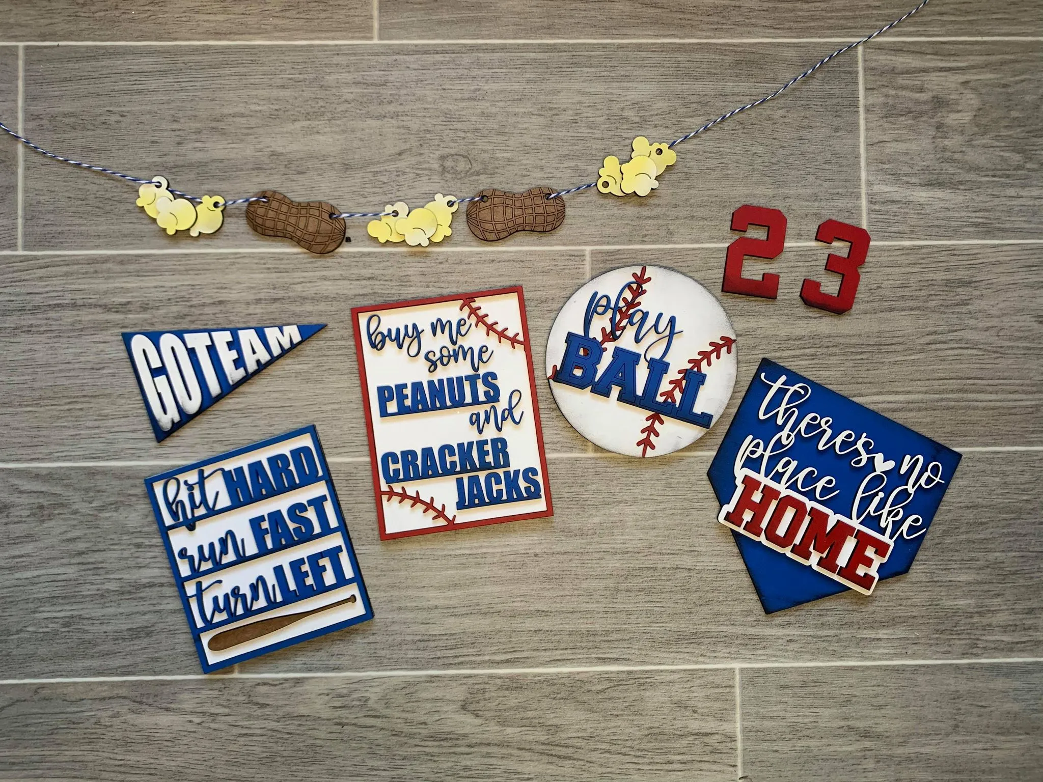 Baseball Tiered Tray