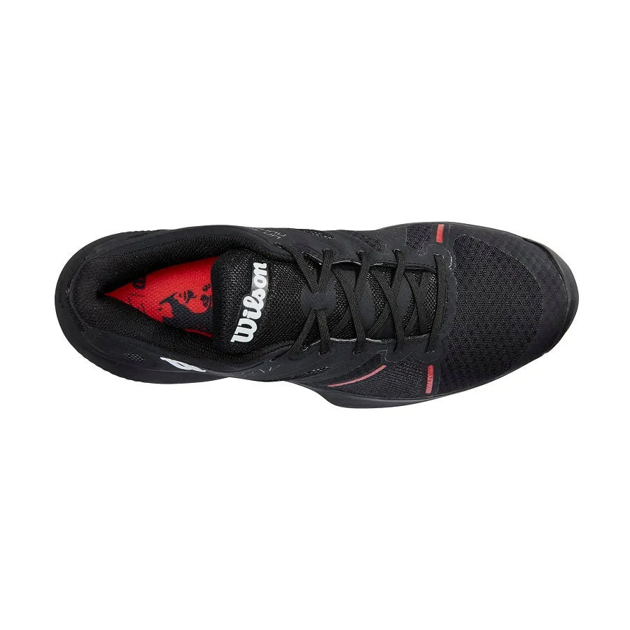 Bela Pro Padel Shoe - Black, Ebony, Red