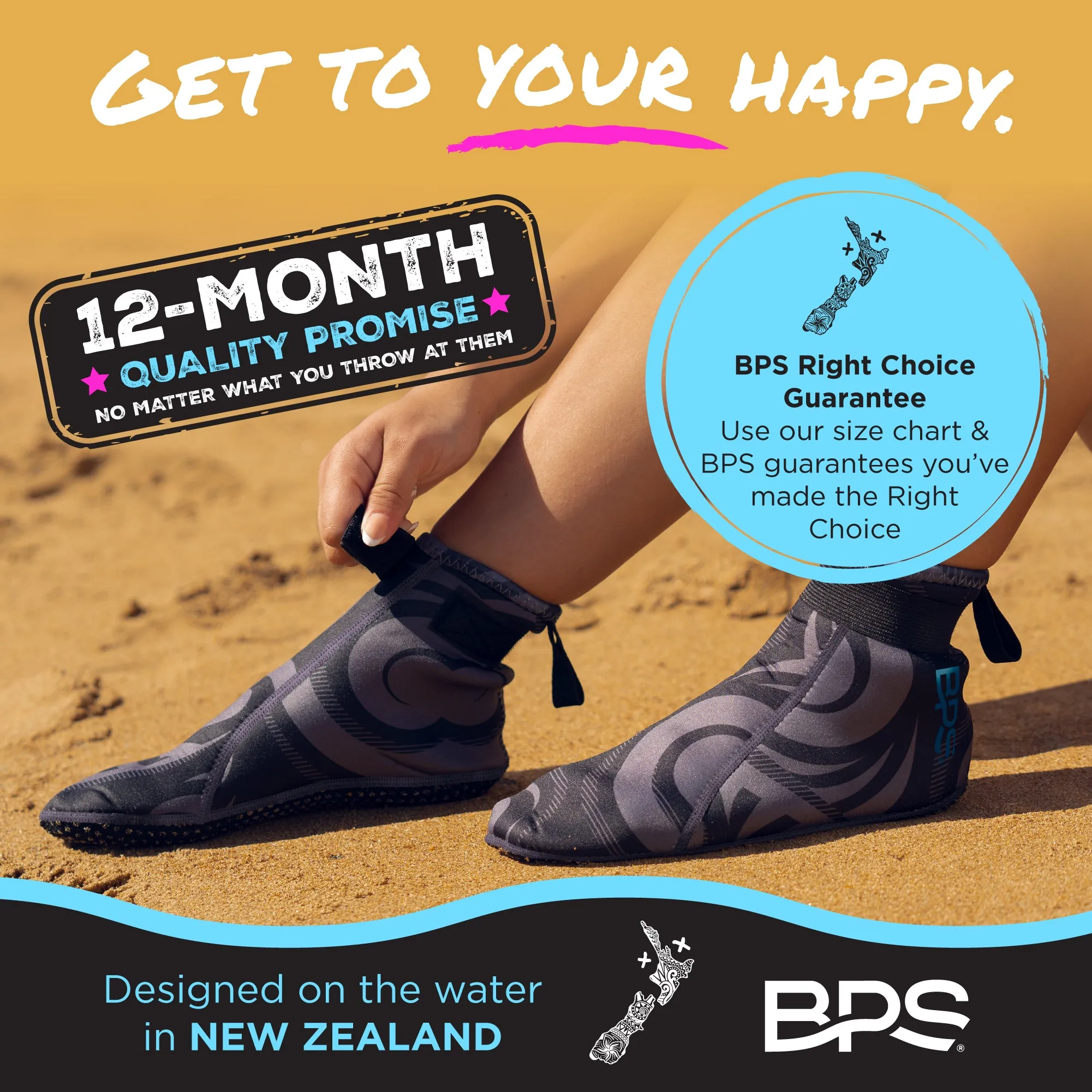 BPS 'Smart' Low Cut Water Socks