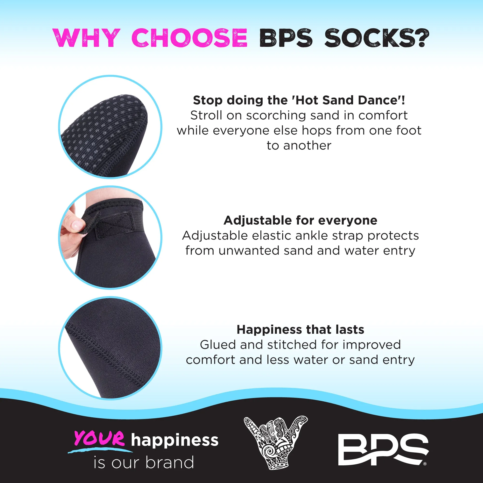 BPS 'Smart' Low Cut Water Socks