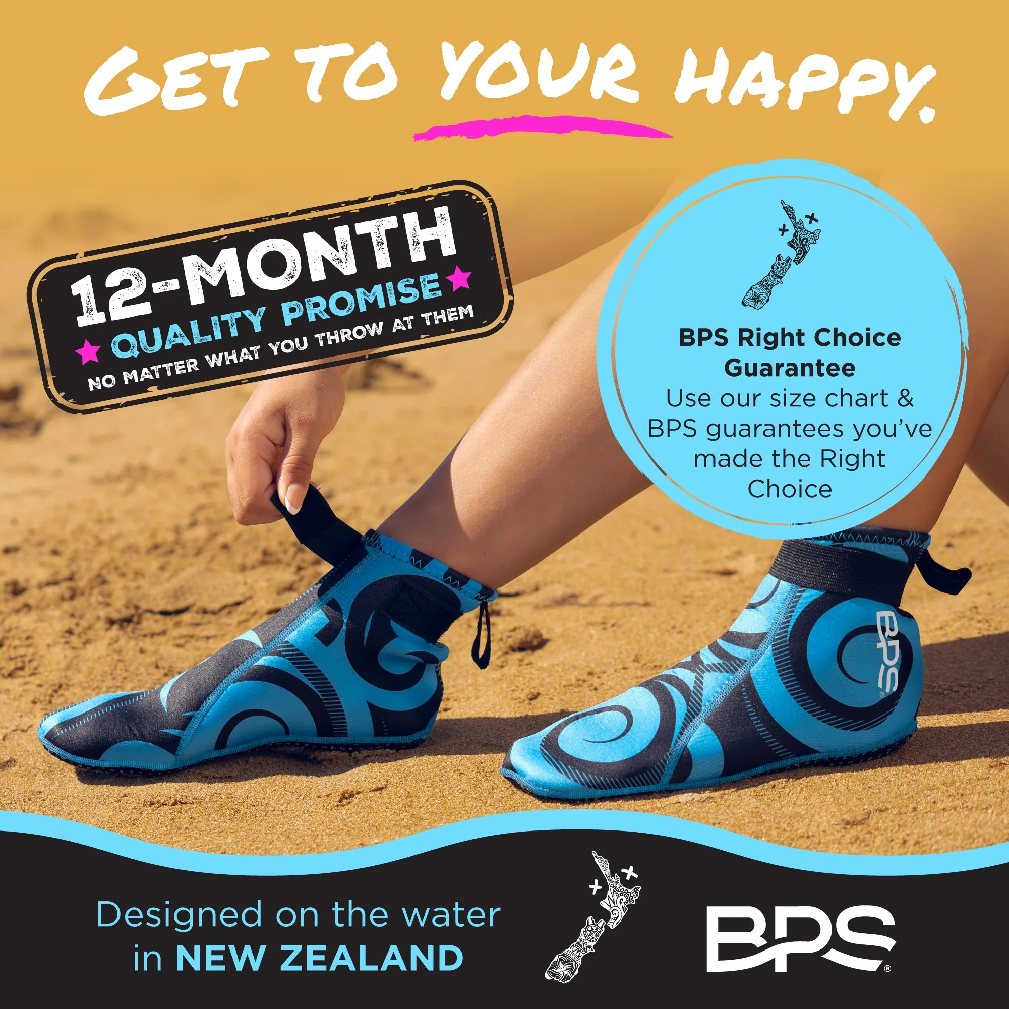 BPS 'Smart' Low Cut Water Socks