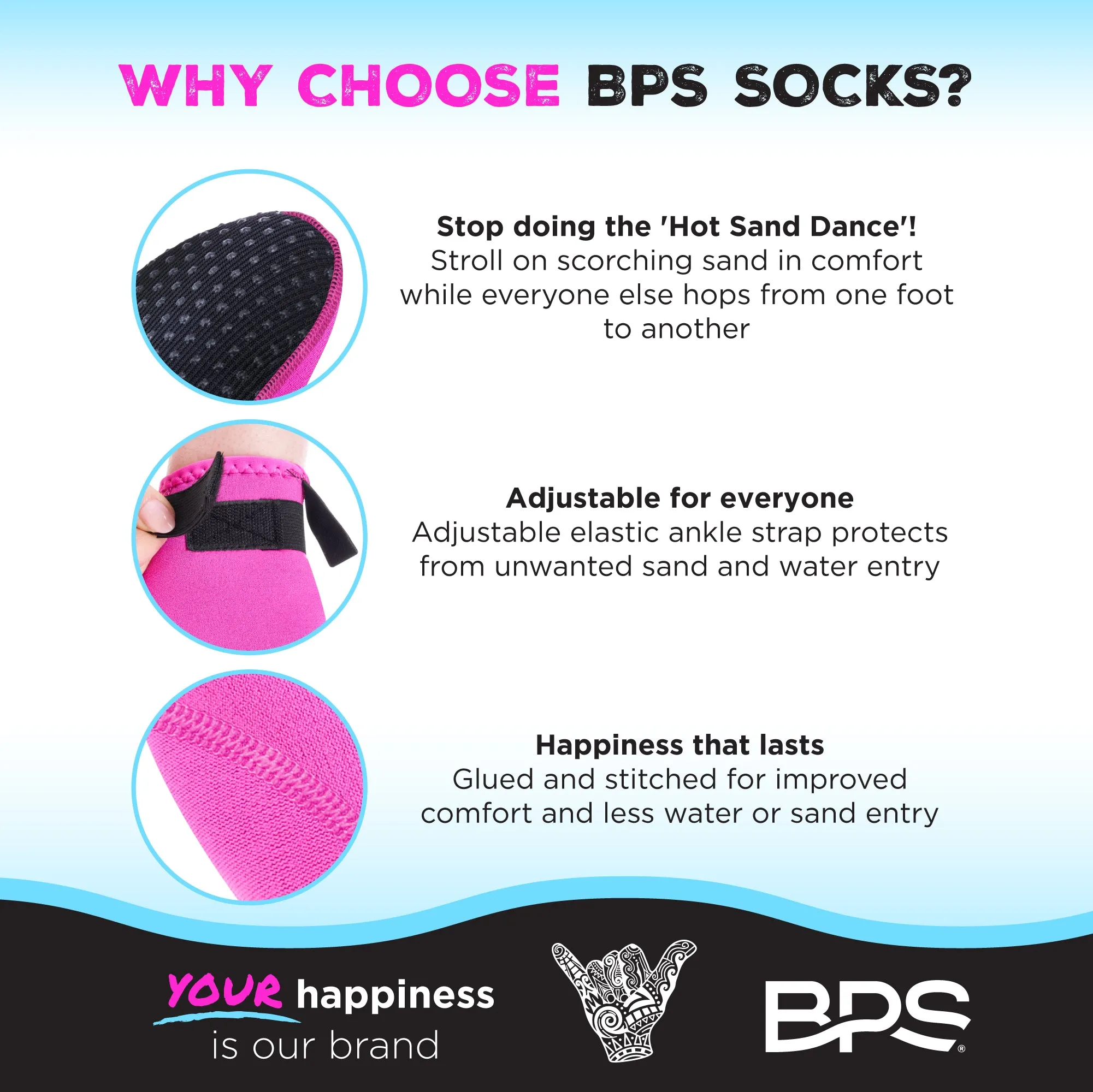 BPS 'Smart' Low Cut Water Socks