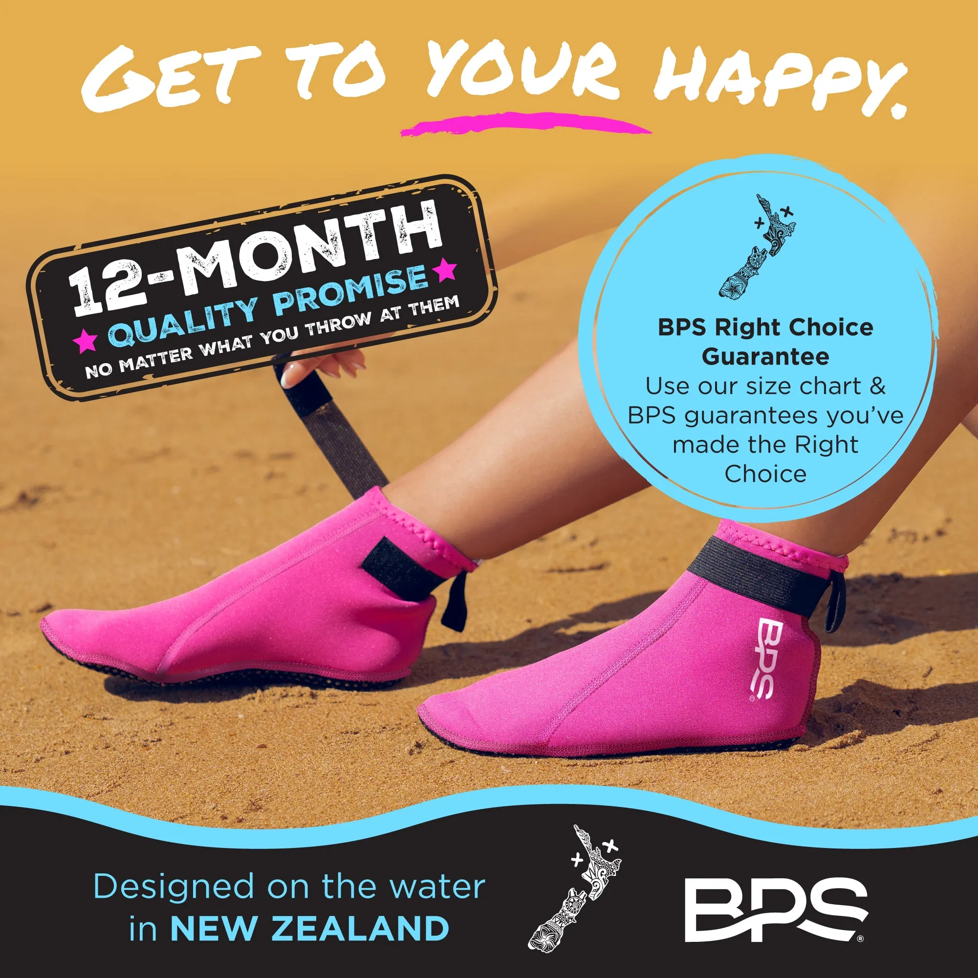 BPS 'Smart' Low Cut Water Socks