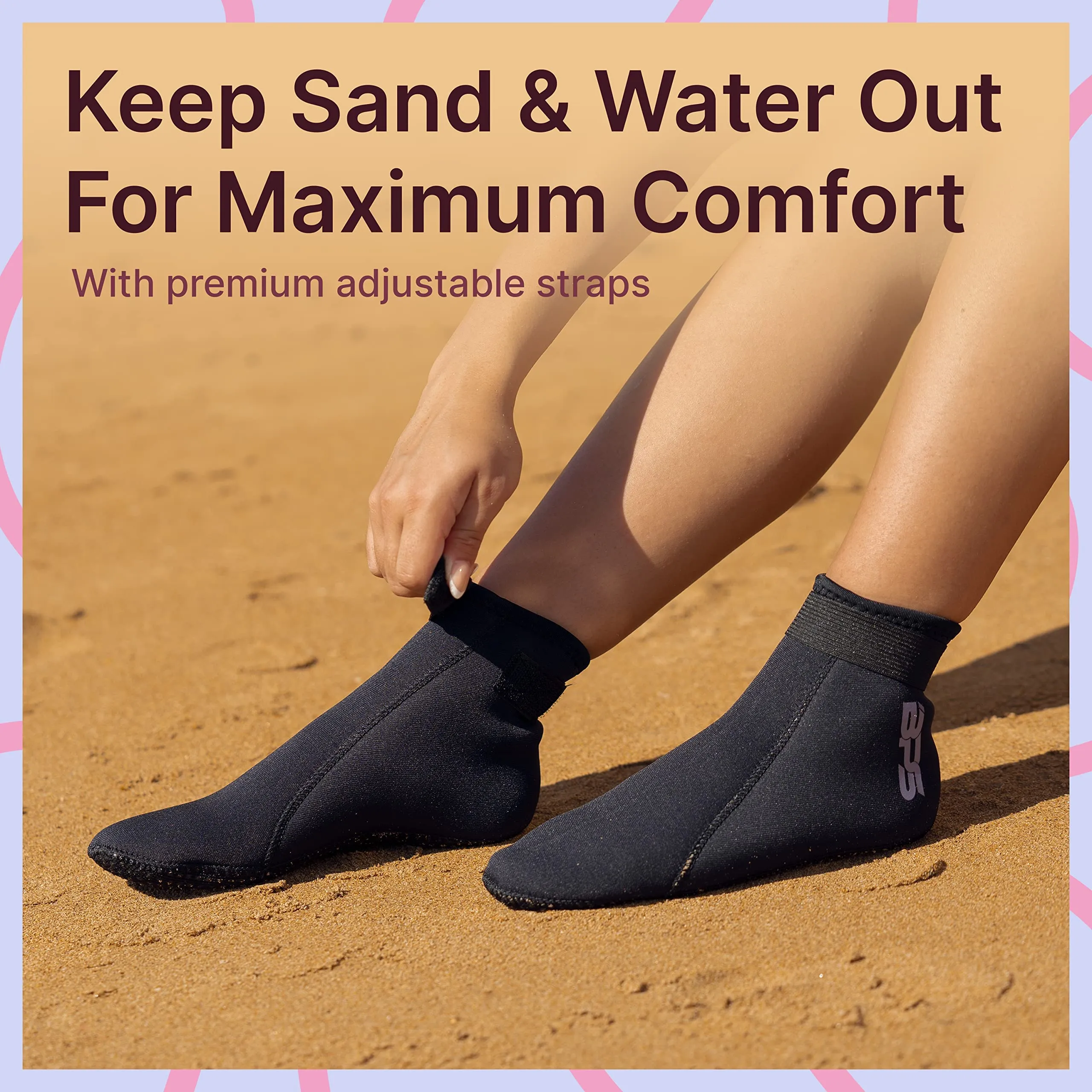 BPS 'Smart' Low Cut Water Socks