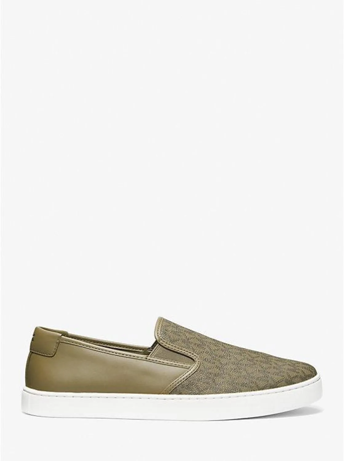 Cal Logo and Leather Slip-On Sneaker