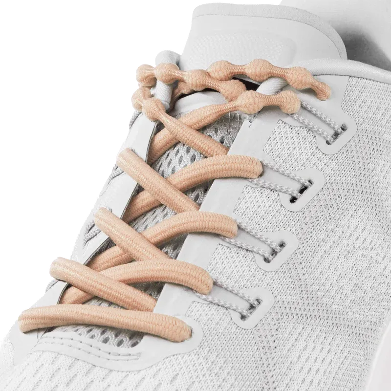 Caterpy Air No-Tie Laces in Sand Dune