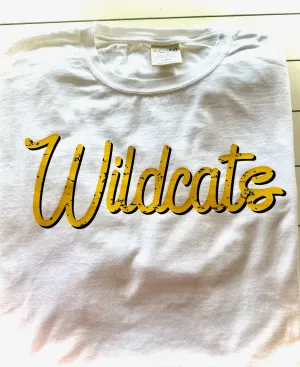 Cayuga Wildcats School Script Spirit Tee