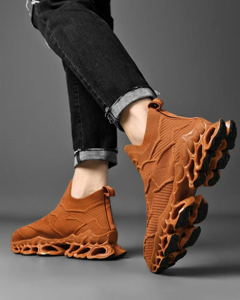 Cyberpunk Casual Woven Performance Sneakers