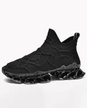 Cyberpunk Casual Woven Performance Sneakers
