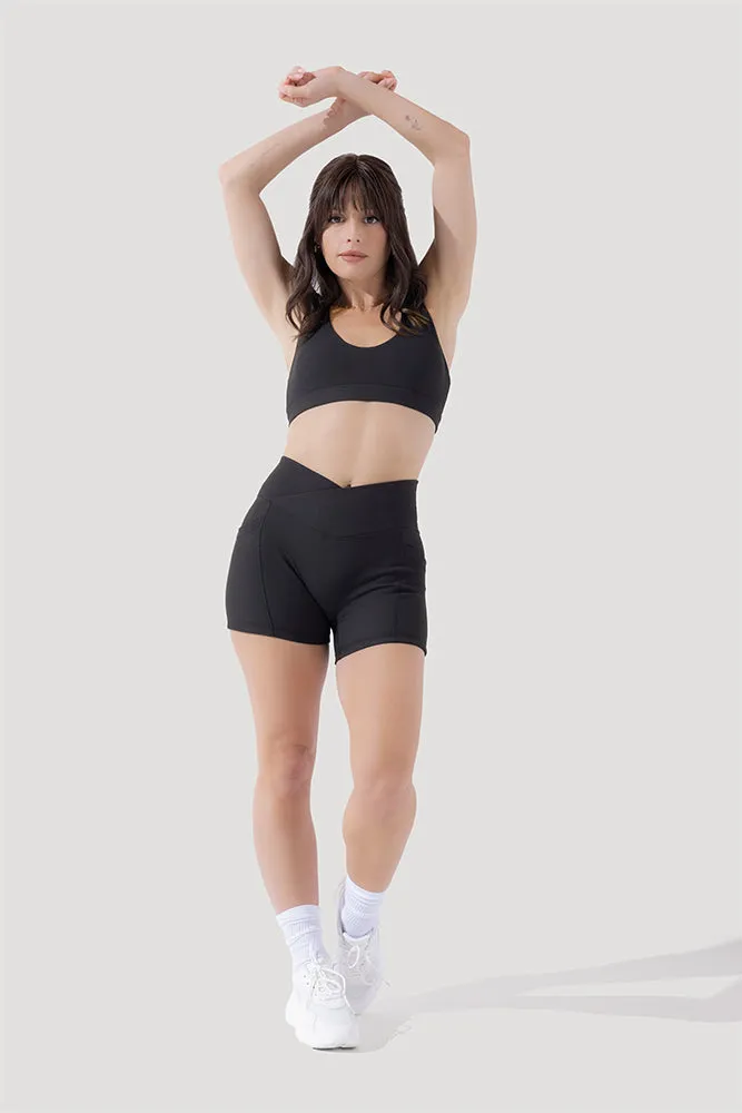 Deep Darling Bra (Ribbed) - Dark Charcoal