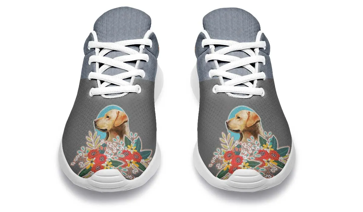 Denim Style White Labrador Sneakers