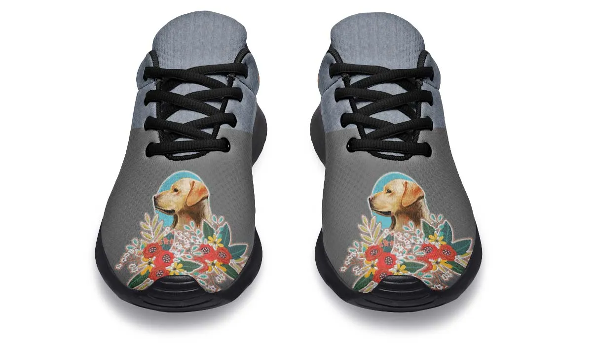 Denim Style White Labrador Sneakers