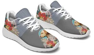 Denim Style White Labrador Sneakers