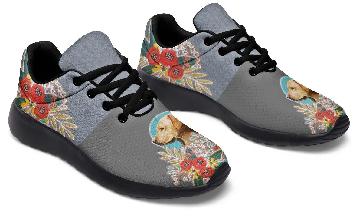 Denim Style White Labrador Sneakers
