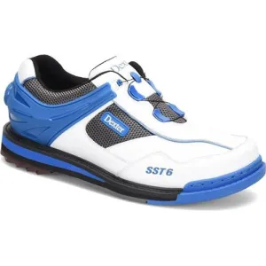 Dexter Mens SST 6 Hybrid BOA Right Hand Bowling Shoes Wide White/Blue