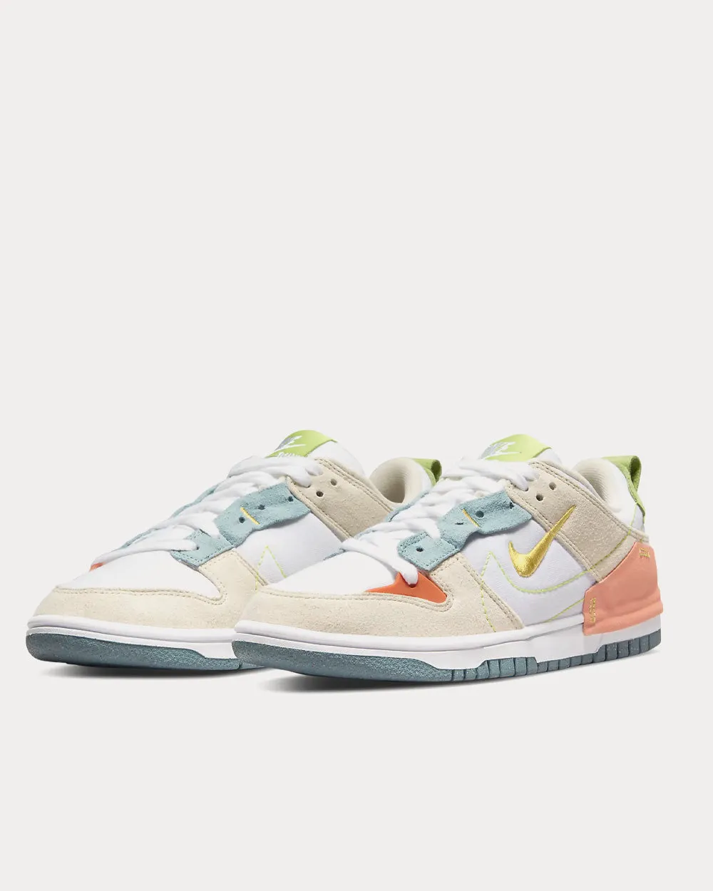 Dunk Disrupt 2 White / Light Madder Root / Ocean Cube / Celery Low Top Sneakers