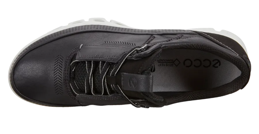 ECCO Multi Vent Low GTX Black Ladies Leather Gore-tex Sneakers