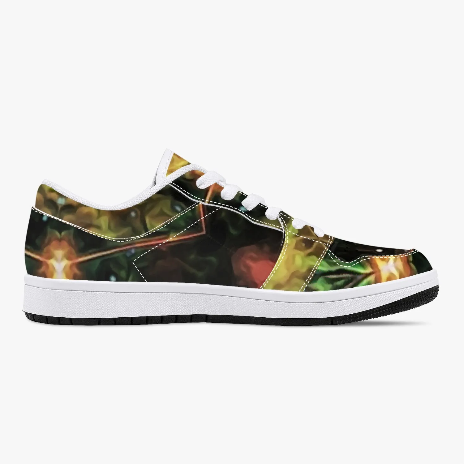 Eostarra Psychedelic Split-Style Low-Top Sneakers