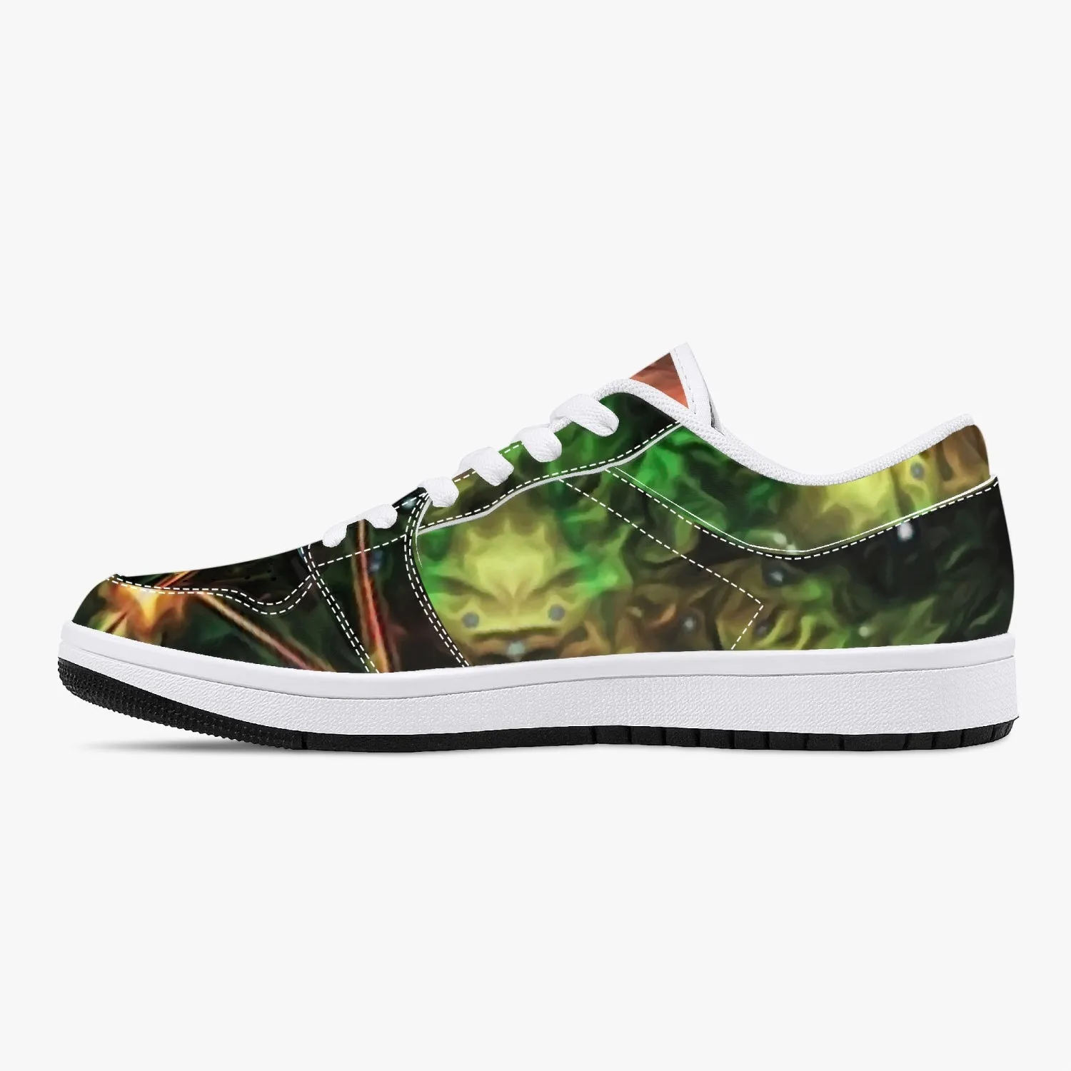 Eostarra Psychedelic Split-Style Low-Top Sneakers