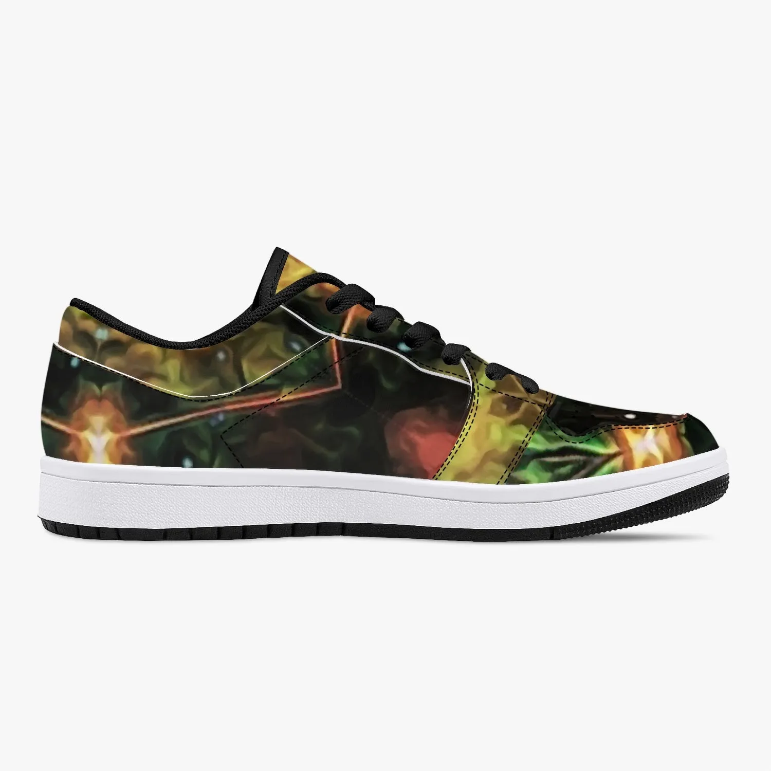 Eostarra Psychedelic Split-Style Low-Top Sneakers