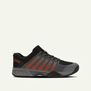 Express Light Pickleball Men's Shoes - Steel Gray/Jet Black/Spicy Orange