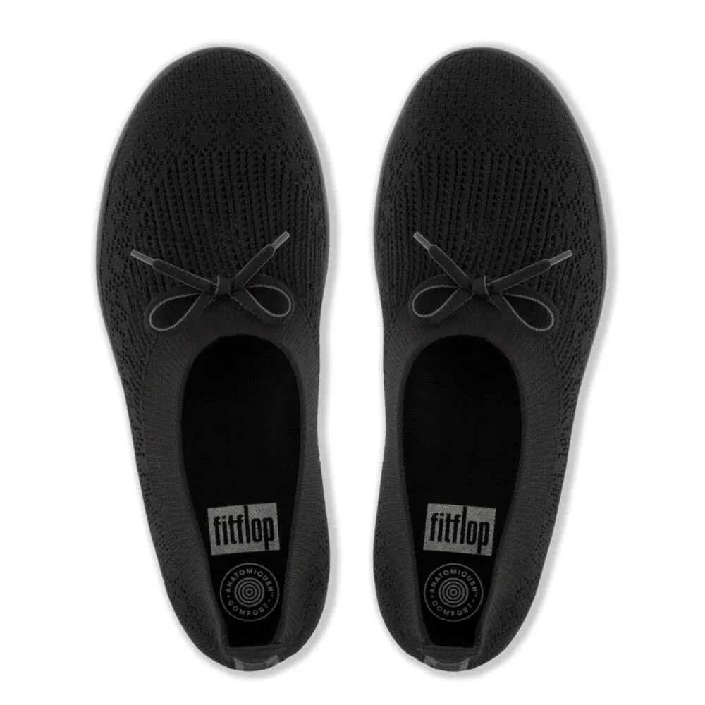 FitFlop ÜBERKNIT Ballet Pumps With Bow