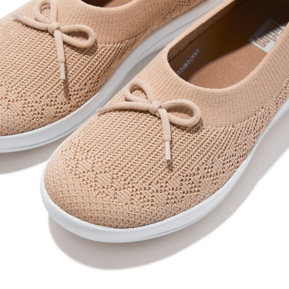 FitFlop ÜBERKNIT Ballet Pumps With Bow