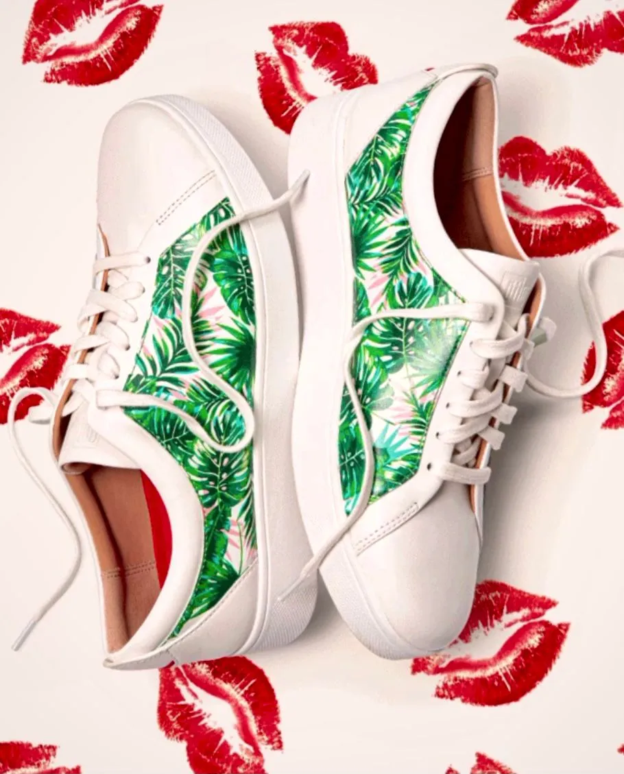 FitFlop RALLY Jungle Print Trainers