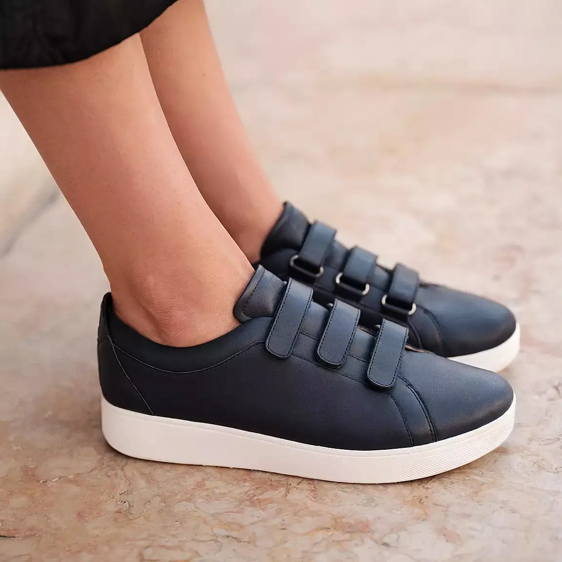 FitFlop RALLY Strap Leather Trainers