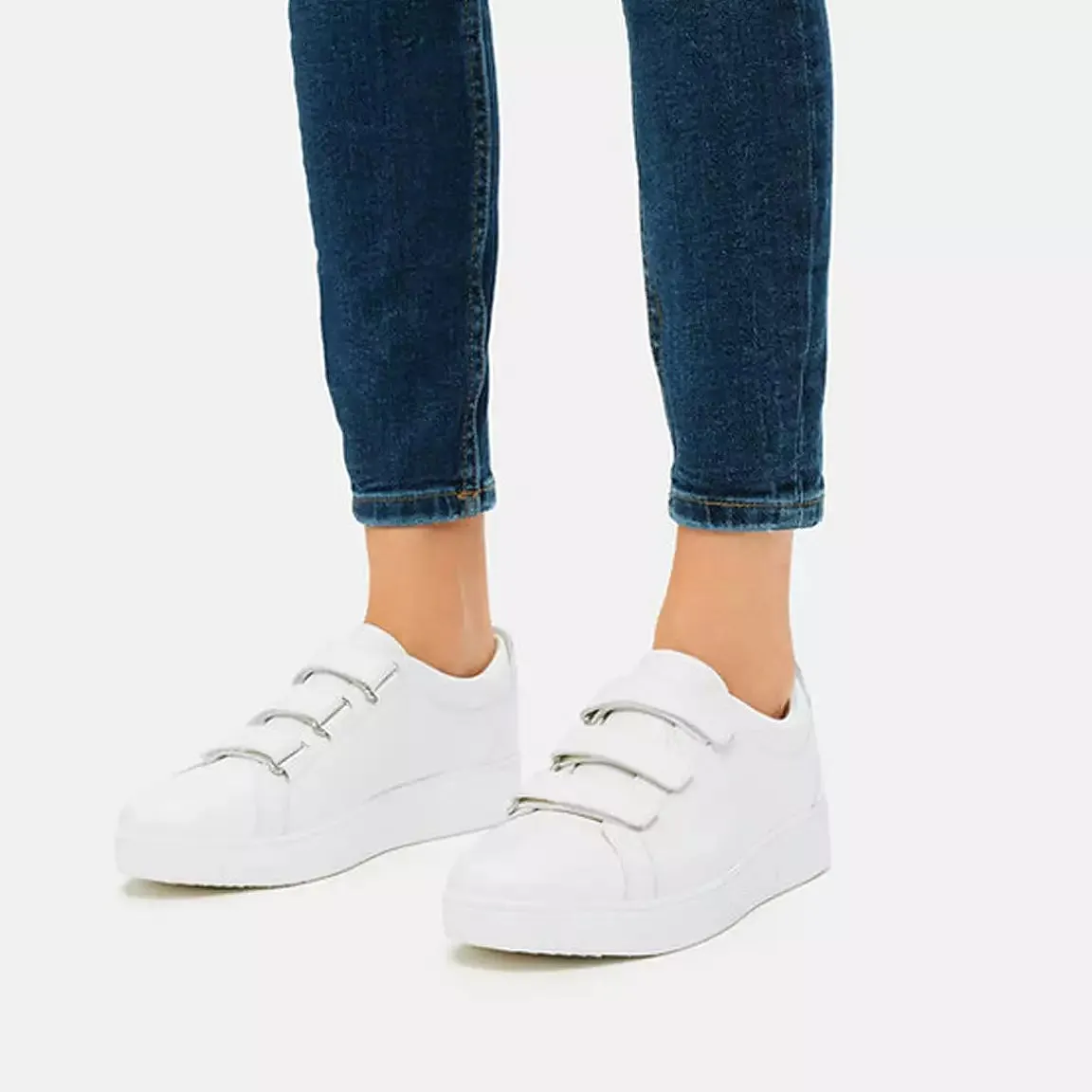 FitFlop RALLY Strap Leather Trainers