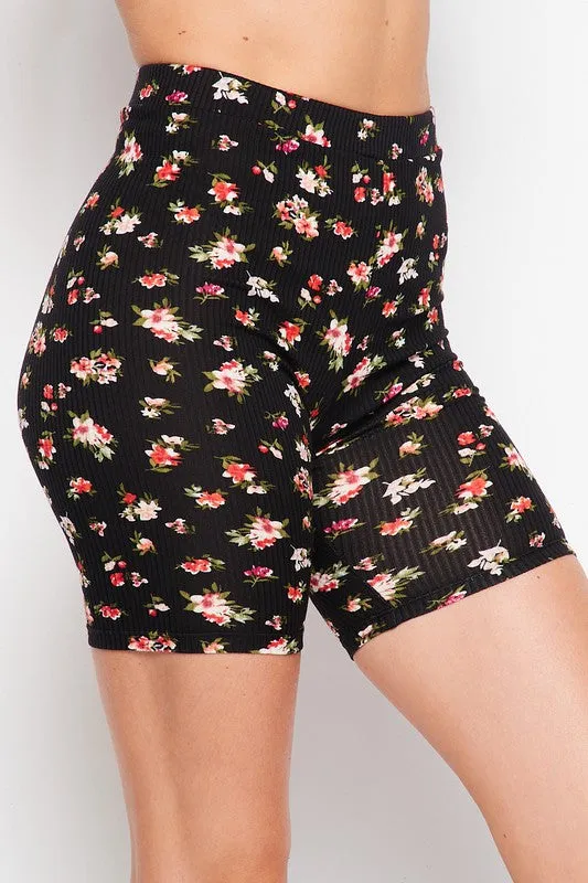 Floral Bike Shorts