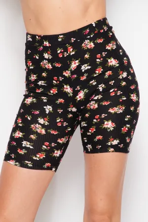 Floral Bike Shorts